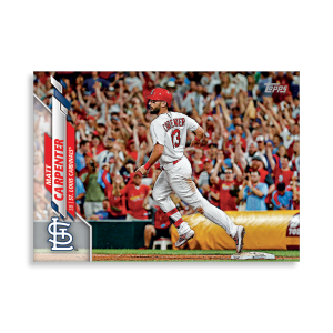Matt Carpenter 2020 Topps Series 1 Base Card Poster # to 99- artbble-pos-20tbb1-1216-s