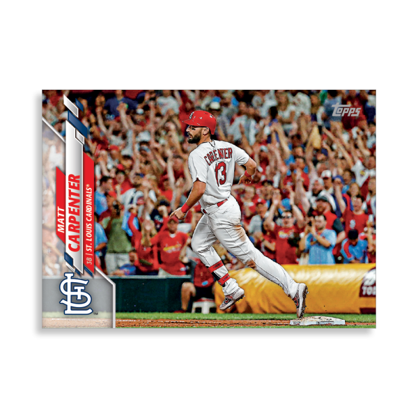 Matt Carpenter 2020 Topps Series 1 Base Card Poster # to 99- artbble-pos-20tbb1-1216-s