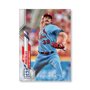 Miles Mikolas 2020 Topps Series 1 Base Card Poster # to 99- artbble-pos-20tbb1-1217-s