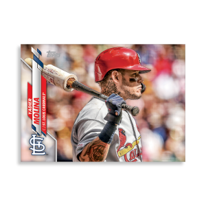 Yadier Molina 2020 Topps Series 1 Base Card Poster # to 99- artbble-pos-20tbb1-1219-s
