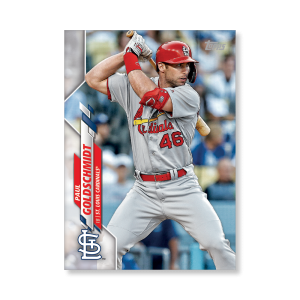 Paul Goldschmidt 2020 Topps Series 1 Base Card Poster # to 99- artbble-pos-20tbb1-1220-s