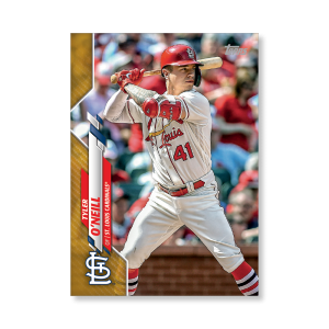 Tyler O'neill 2020 Topps Series 1 Base Card Poster Gold Ed. # to 1- artbble-pos-20tbb1-1225-gold-s