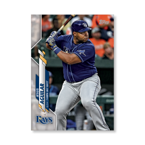 Jesus Aguilar 2020 Topps Series 1 Base Card Poster # to 99- artbble-pos-20tbb1-1228-s