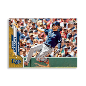 Austin Meadows 2020 Topps Series 1 Base Card Poster Gold Ed. # to 1- artbble-pos-20tbb1-1231-gold-s