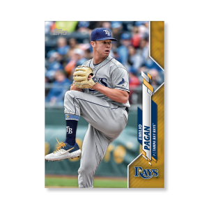 Emilio Pagan 2020 Topps Series 1 Base Card Poster Gold Ed. # to 1- artbble-pos-20tbb1-1234-gold-s