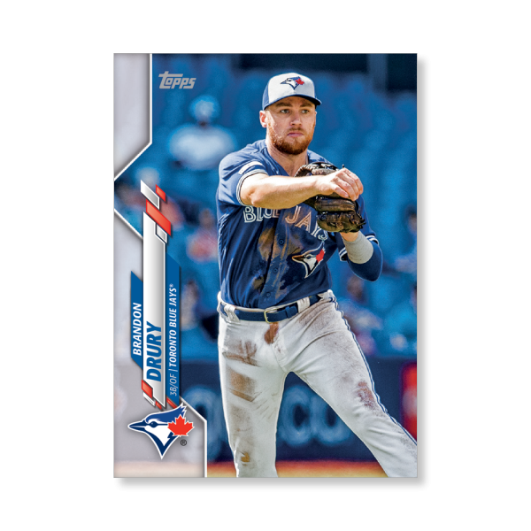 Brandon Drury 2020 Topps Series 1 Base Card Poster # to 99- artbble-pos-20tbb1-1241-s