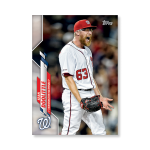 Sean Doolittle 2020 Topps Series 1 Base Card Poster # to 99- artbble-pos-20tbb1-1248-s