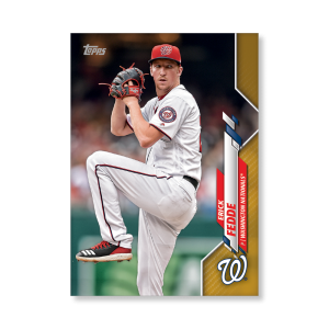 Erick Fedde 2020 Topps Series 1 Base Card Poster Gold Ed. # to 1- artbble-pos-20tbb1-1251-gold-s