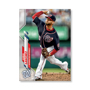 Anibal Sanchez 2020 Topps Series 1 Base Card Poster # to 99- artbble-pos-20tbb1-1252-s