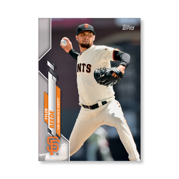 Tyler Beede 2020 Topps Series 1 Base Card Poster # to 99- artbble-pos-20tbb1-1254-s
