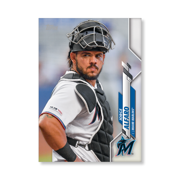 Jorge Alfaro 2020 Topps Series 1 Base Card Poster # to 99- artbble-pos-20tbb1-1255-s