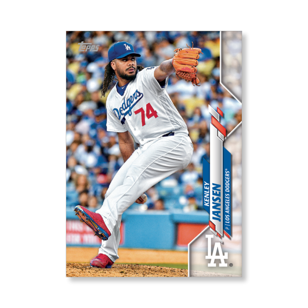 Kenley Jansen 2020 Topps Series 1 Base Card Poster # to 99- artbble-pos-20tbb1-1258-s