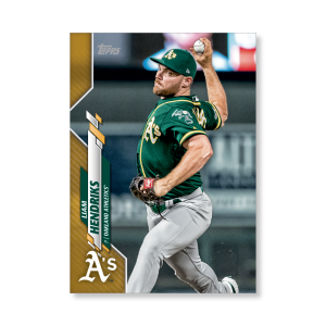 Liam Hendriks 2020 Topps Series 1 Base Card Poster Gold Ed. # to 1- artbble-pos-20tbb1-1260-gold-s