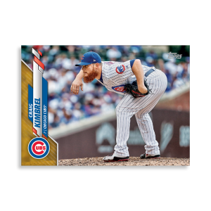 Craig Kimbrel 2020 Topps Series 1 Base Card Poster Gold Ed. # to 1- artbble-pos-20tbb1-1261-gold-s