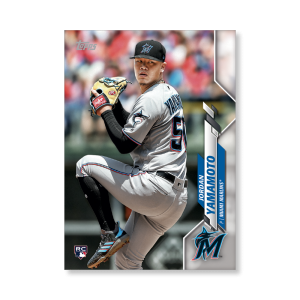 Jordan Yamamoto 2020 Topps Series 1 Base Card Poster # to 99- artbble-pos-20tbb1-1403-s