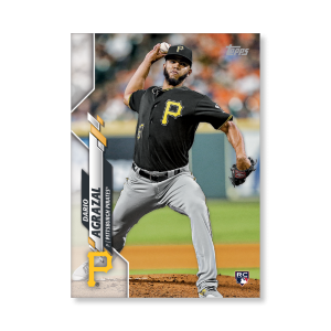 Dario Agrazal 2020 Topps Series 1 Base Card Poster # to 99- artbble-pos-20tbb1-1406-s