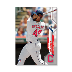 Bobby Bradley 2020 Topps Series 1 Base Card Poster # to 99- artbble-pos-20tbb1-1411-s