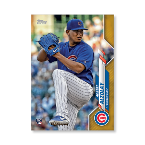Adbert Alzolay 2020 Topps Series 1 Base Card Poster Gold Ed. # to 1- artbble-pos-20tbb1-1413-gold-s