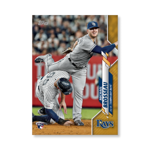 Michael Brosseau 2020 Topps Series 1 Base Card Poster Gold Ed. # to 1- artbble-pos-20tbb1-1414-gold-s