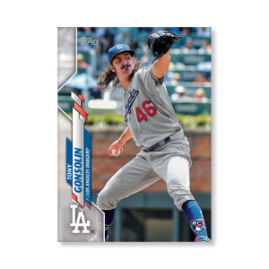 Tony Gonsolin 2020 Topps Series 1 Base Card Poster # to 99- artbble-pos-20tbb1-1415-s