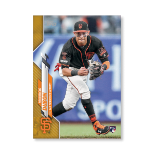 Mauricio Dubon 2020 Topps Series 1 Base Card Poster Gold Ed. # to 1- artbble-pos-20tbb1-1422-gold-s