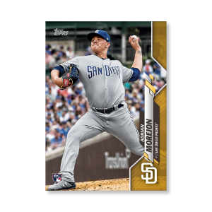 Adrian Morejon 2020 Topps Series 1 Base Card Poster Gold Ed. # to 1- artbble-pos-20tbb1-1428-gold-s