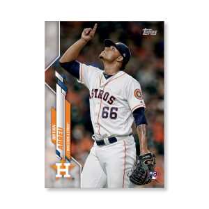 Bryan Abreu 2020 Topps Series 1 Base Card Poster # to 99- artbble-pos-20tbb1-1430-s
