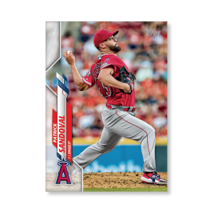 Patrick Sandoval 2020 Topps Series 1 Base Card Poster # to 99- artbble-pos-20tbb1-1433-s