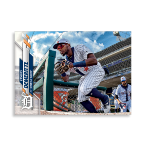 Travis Demeritte 2020 Topps Series 1 Base Card Poster # to 99- artbble-pos-20tbb1-1434-s