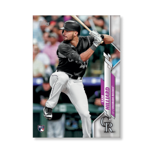 Sam Hilliard 2020 Topps Series 1 Base Card Poster # to 99- artbble-pos-20tbb1-1443-s
