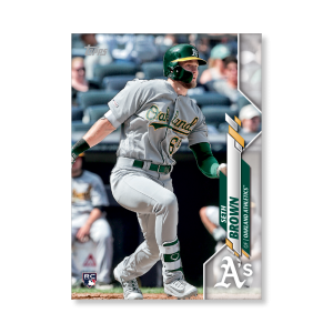 Seth Brown 2020 Topps Series 1 Base Card Poster # to 99- artbble-pos-20tbb1-1444-s