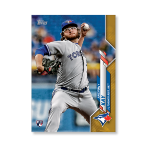 Anthony Kay 2020 Topps Series 1 Base Card Poster Gold Ed. # to 1- artbble-pos-20tbb1-1447-gold-s