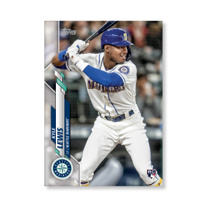 Kyle Lewis 2020 Topps Series 1 Base Card Poster # to 99- artbble-pos-20tbb1-1466-s