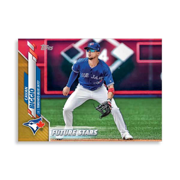 Cavan Biggio 2020 Topps Series 1 Base Card Poster Gold Ed. # to 1- artbble-pos-20tbb1-1487-gold-s