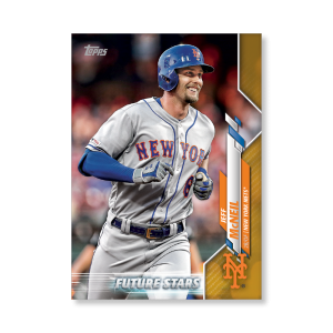 Jeff McNeil 2020 Topps Series 1 Base Card Poster Gold Ed. # to 1- artbble-pos-20tbb1-1489-gold-s