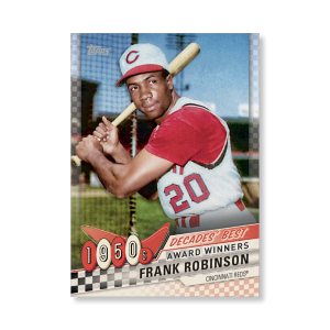 Frank Robinson 2020 Topps Series 1 Decades Best 1950 Poster # to 99- artbble-pos-20tbb1-3007-s