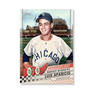 Luis Aparicio 2020 Topps Series 1 Decades Best 1950 Poster # to 99- artbble-pos-20tbb1-3009-s
