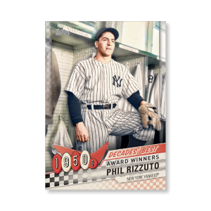 Phil Rizzuto 2020 Topps Series 1 Decades Best 1950 Poster # to 99- artbble-pos-20tbb1-3010-s