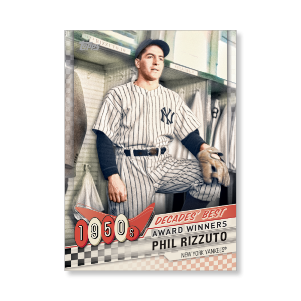 Phil Rizzuto 2020 Topps Series 1 Decades Best 1950 Poster # to 99- artbble-pos-20tbb1-3010-s