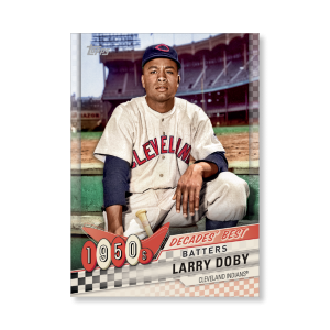 Larry Doby 2020 Topps Series 1 Decades Best 1950 Poster # to 99- artbble-pos-20tbb1-3011-s