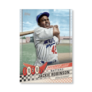 Jackie Robinson 2020 Topps Series 1 Decades Best 1950 Poster # to 99- artbble-pos-20tbb1-3016-s