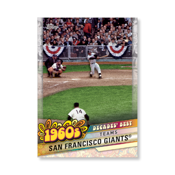 San Francisco Giants 2020 Topps Series 1 Decades Best 1960 Poster # to 99- artbble-pos-20tbb1-3023-s