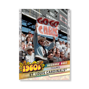 St. Louis Cardinals 2020 Topps Series 1 Decades Best 1960 Poster # to 99- artbble-pos-20tbb1-3025-s