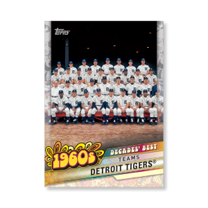 Detroit Tigers 2020 Topps Series 1 Decades Best 1960 Poster # to 99- artbble-pos-20tbb1-3029-s