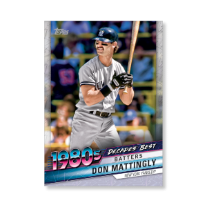 Don Mattingly 2020 Topps Series 1 Decades Best 1980 Poster # to 99- artbble-pos-20tbb1-3042-s