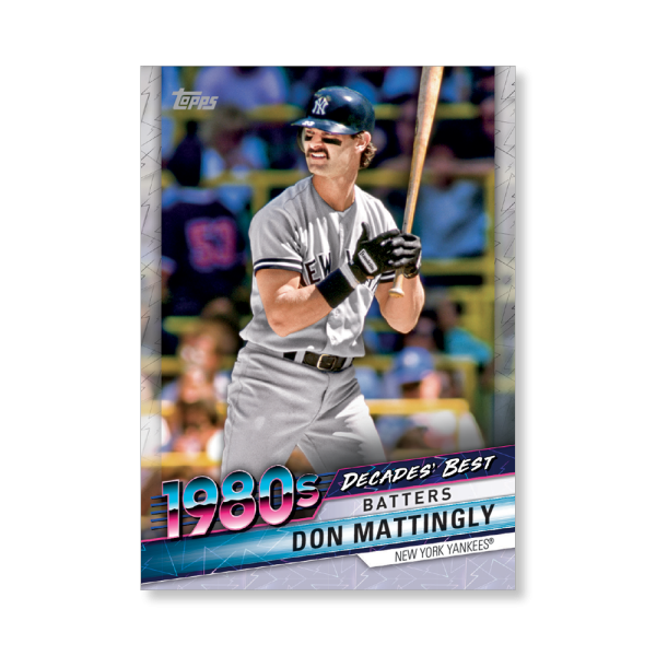 Don Mattingly 2020 Topps Series 1 Decades Best 1980 Poster # to 99- artbble-pos-20tbb1-3042-s