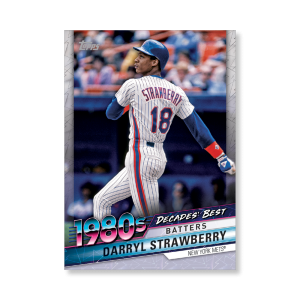 Darryl Strawberry 2020 Topps Series 1 Decades Best 1980 Poster # to 99- artbble-pos-20tbb1-3045-s