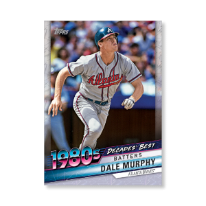 Dale Murphy 2020 Topps Series 1 Decades Best 1980 Poster # to 99- artbble-pos-20tbb1-3047-s