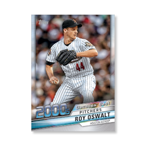 Roy Oswalt 2020 Topps Series 1 Decades Best 2000 Poster # to 99- artbble-pos-20tbb1-3070-s