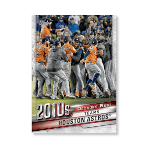 Houston Astros Topps Series 1 Decades Best 2010 Poster # to 99- artbble-pos-20tbb1-3074-s